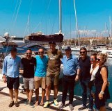 Le Conseil d’État valaisan a rencontré l'association "BlueLeaf Conservation" dans le Sud de la France et son cofondateur Frédéric Favre (deuxième depuis la gauche)
